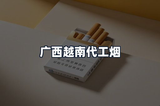 广西越南代工烟